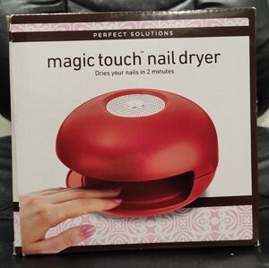 NEW - Perfect Solutions Magic Touch Nail Dryer- Dries Nails In 2 Minutes